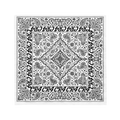 CR4 Paisley Bandana (White)