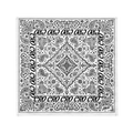 CR0 Paisley Bandana (White)