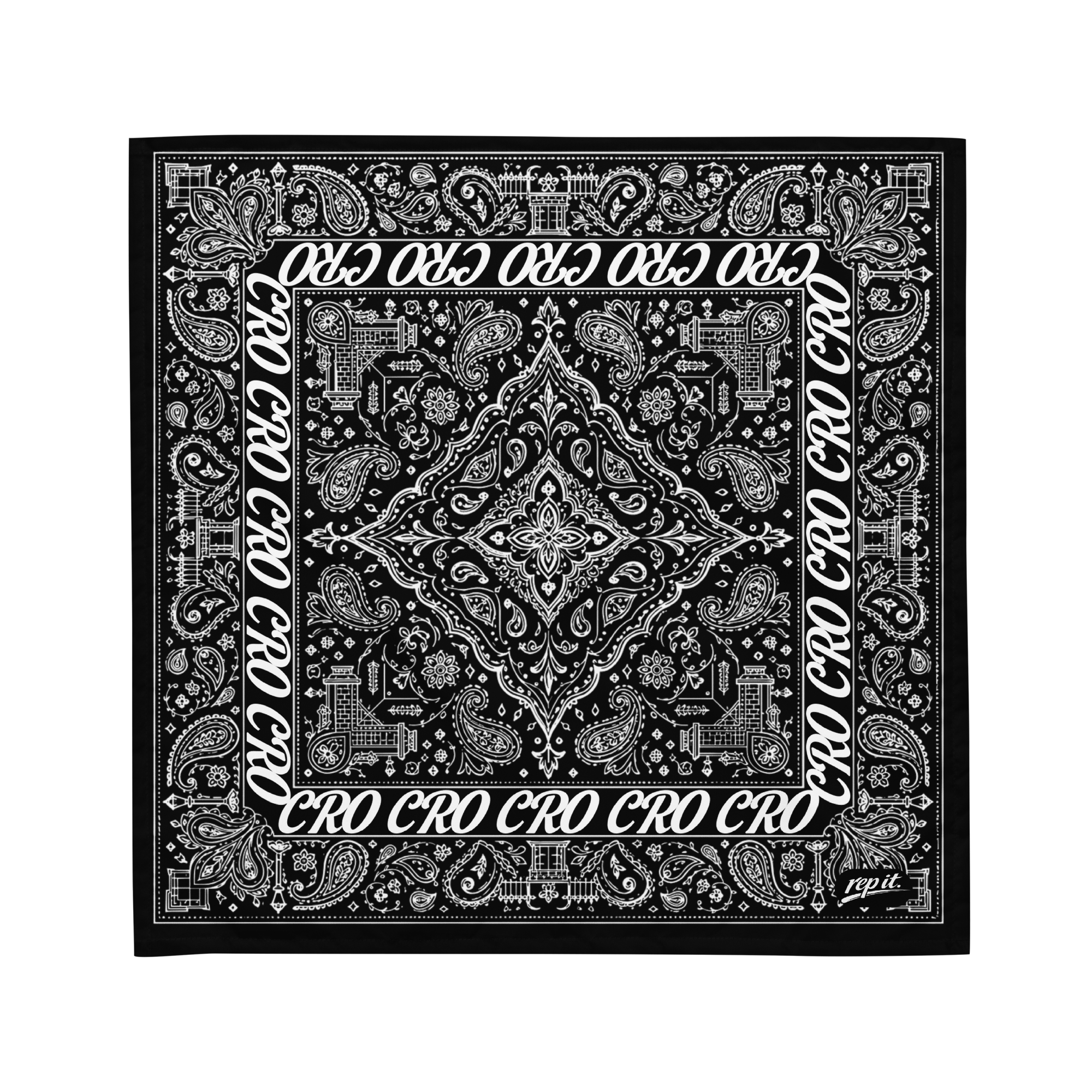 CR0 Paisley Bandana (Black)