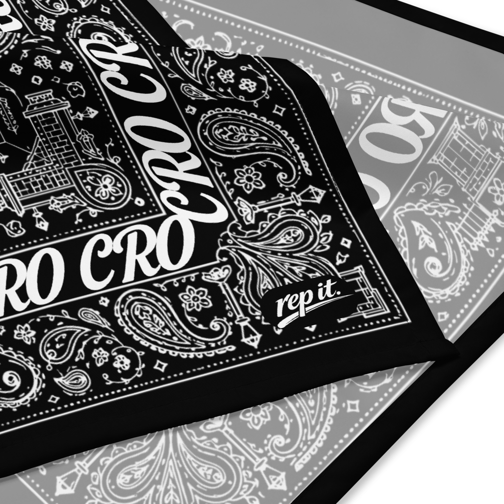 CR0 Paisley Bandana (Black)