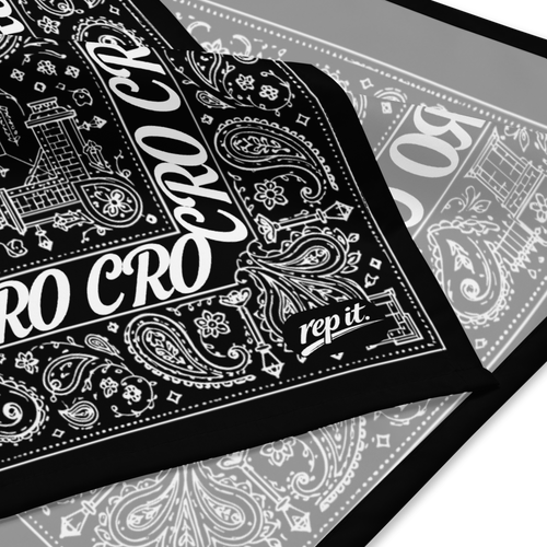 CR0 Paisley Bandana (Black)